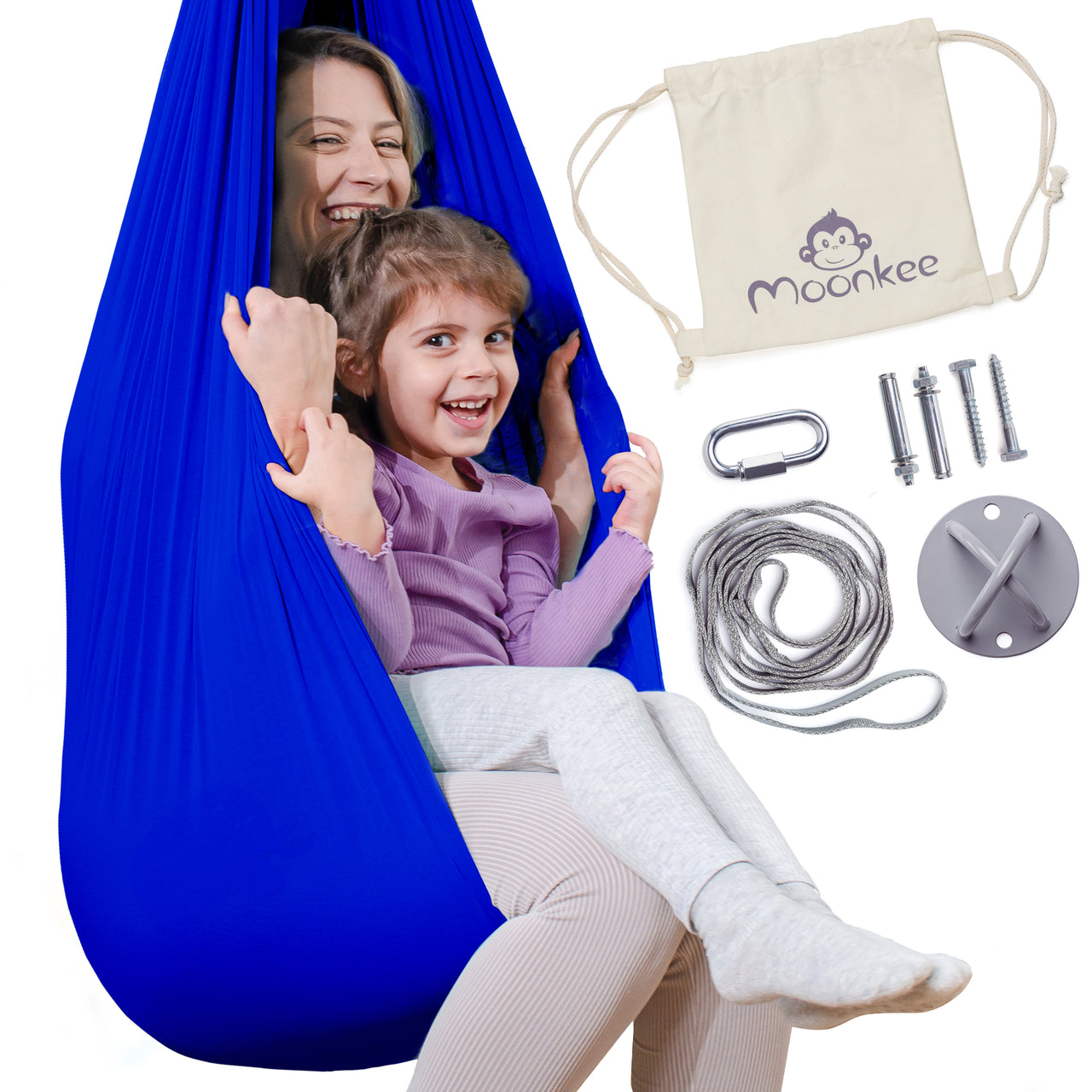 Cerulean Blue Clear Sky Sensory Swing